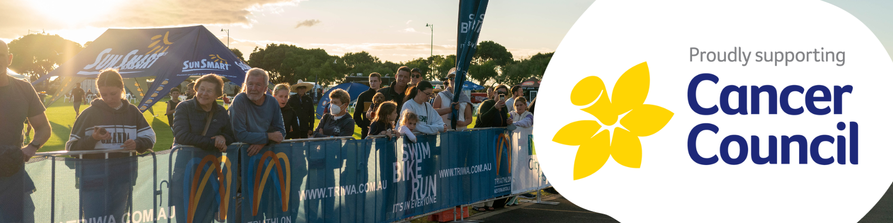 2023 SunSmart Busselton Festival of Triathlon Proudly Supporting Cancer Council WA