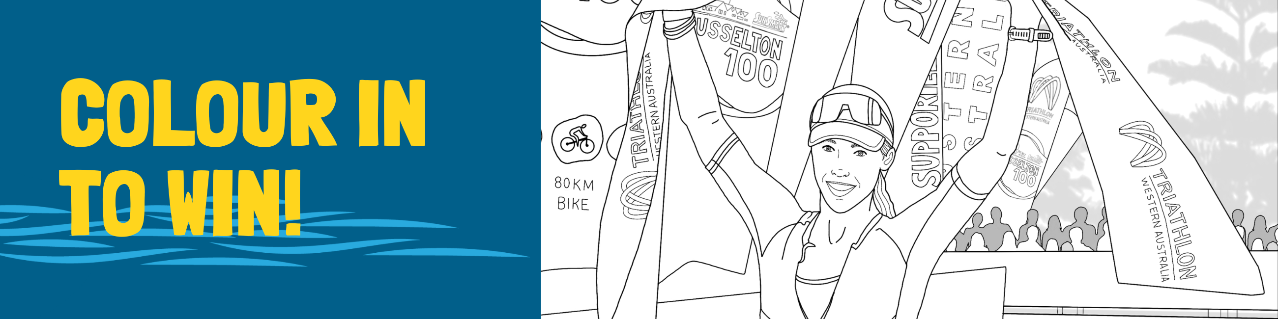 SunSmart Busselton Festival of Triathlon Colouring Competition 2023