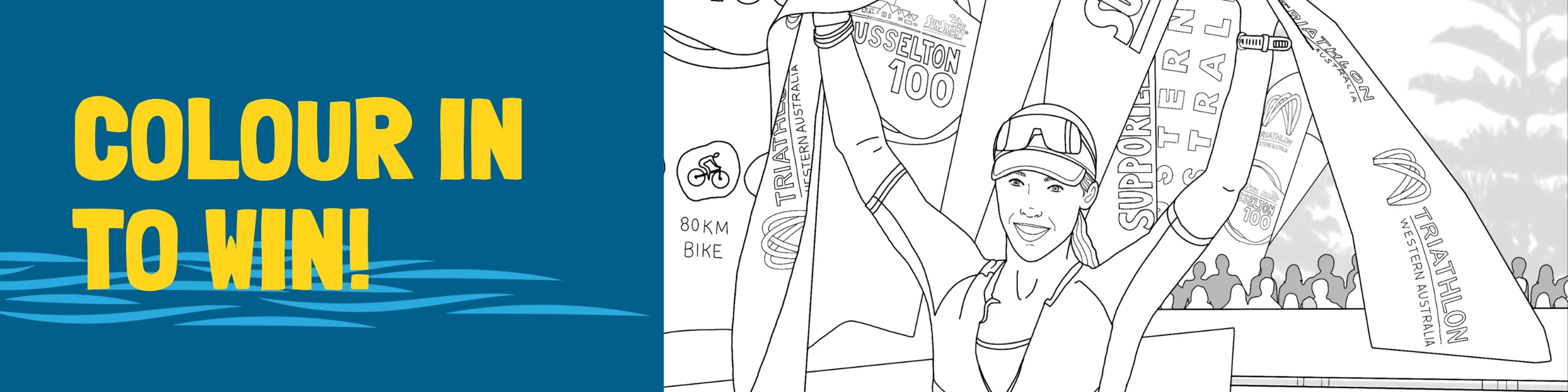 SunSmart Busselton Festival of Triathlon Colouring Competition 2023